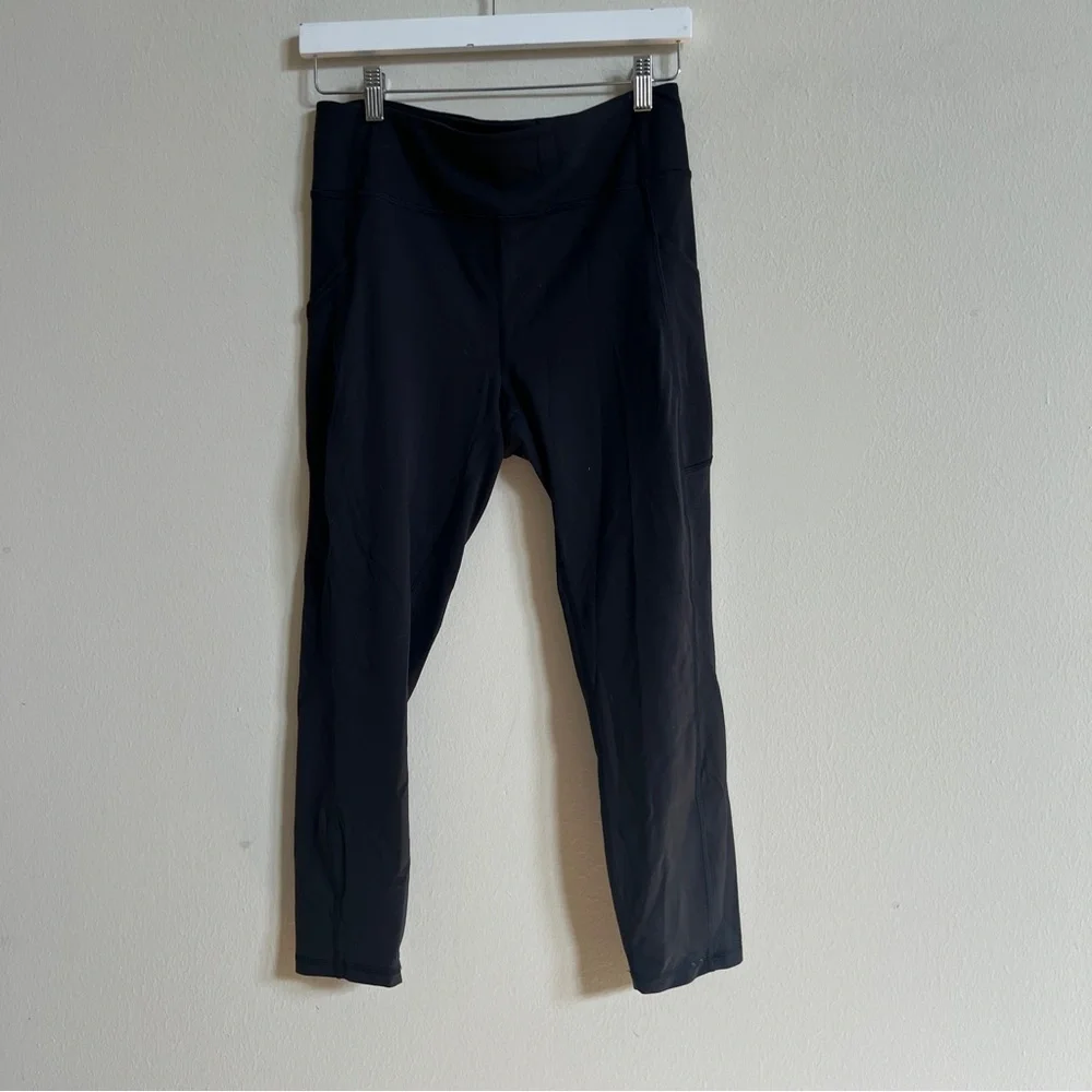 Lululemon Invigorate High-Rise Crop 23" Black Leggings - Picture 3 of 3